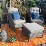 Дом отдыха 70 Qm Grosser Gepflegter, Ruhiger Bungalow, Strandnah Mit Grossen, Uneinsehbaren Garten, Terrassenueberdachung *